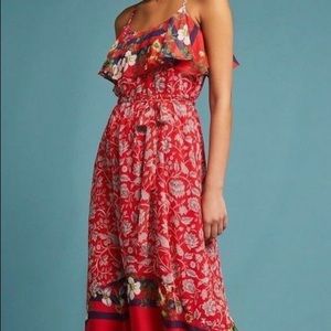 Red maxi ONE SEPTEMBER dress by Anthropologie
